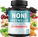 Noni Extract Kapsułki z Noni, Boswella, Biała Willow Bark i więcej - 150 Kapsułki dla 5 Miesiące dostaw