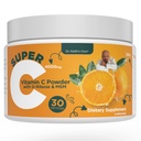 Dr Keith 's Own Super C- Wysoka dawka w proszku Witamina C 4000mg z D- Ribose, Glicyna, MSM- Wysoka Absorbowalny, Przyjazny do jamy ustnej, Boost Collagen, Immune Support- Unflavored, 200 Grams (30 Służenie)