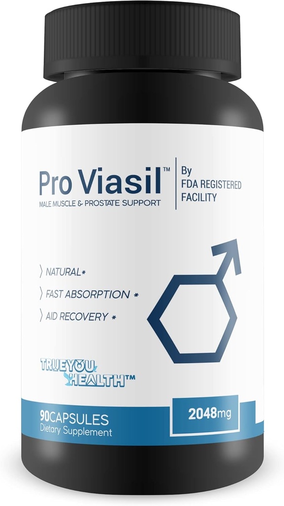 Pro Viasil Prostate Support - Promote Prostate Health with Natural Antioxidant & Turmeric Formula - Pro Viasil Pills for Men with Zinc - Promote Healthy Prostate Function with Vitamin D & Green Tea