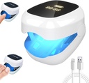 Laserowe leczenie grzybów paznokci Led Light Device - do zakażeń paznokci Fungal, Pomaga przywrócić zdrowie i znacząco poprawić objawy, takie jak deformacja i bolesne chodzenie (biały)