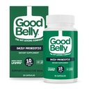GoodBelly Probiotic kapsułki dla zdrowia trawiennego 124; Wegan suplement probiotyczny z 10 Miliard żywych kultur 124; Probiotyki dla kobiet i mężczyzn 124; 30 Kapsułki