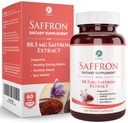 1 Saffron Body Extract Supplement, 88,5 mg Safranal, przeciwutleniacz i wsparcie nastrojów, Kapsułki wegetariańskie
