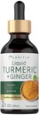 Carlyle Turmeric and Ginger Drops 2 fl oz Nether124; Suplement z Black Pepper Nether124; Wegan, Non- GMO, Gluten Free