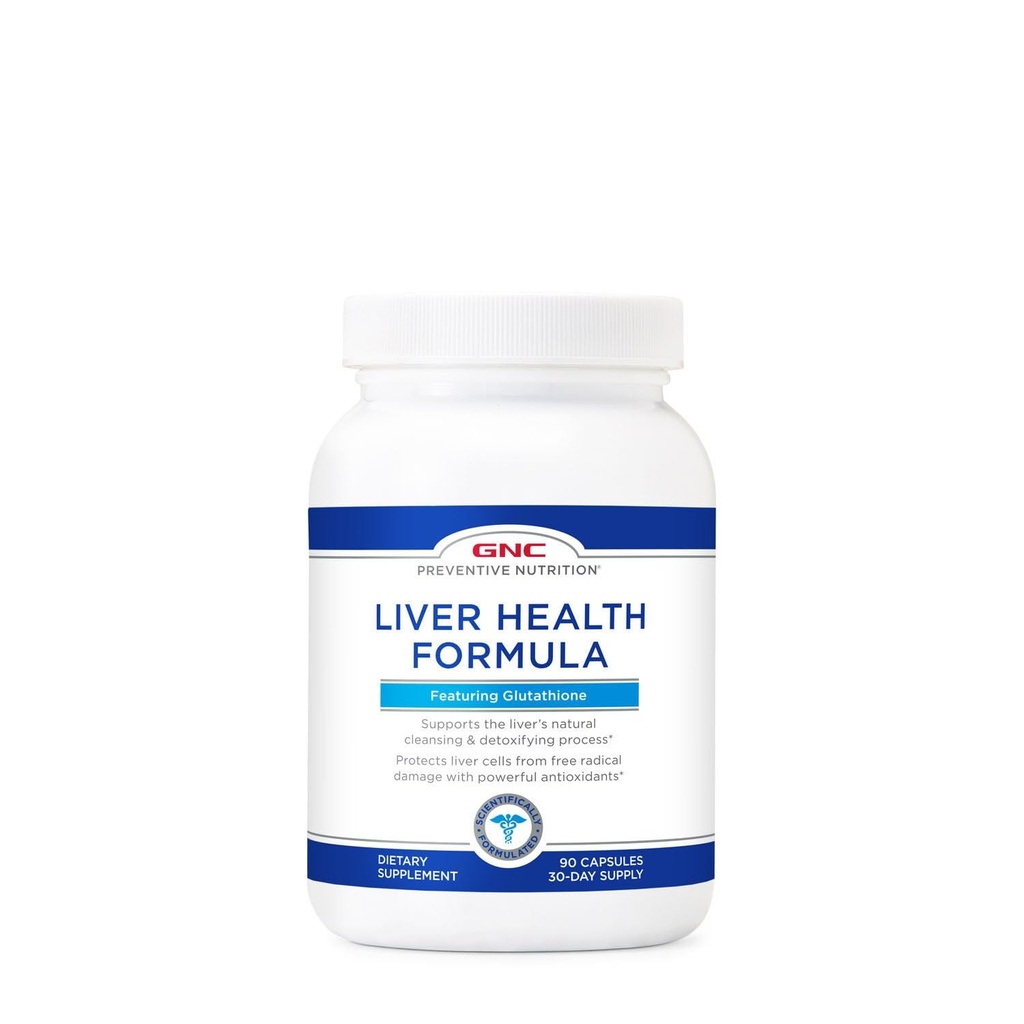 GNC Preventive Nutrition Liver Health Formuła, Cechy Glutation, 90 Kapsułki