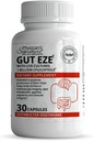 Rawleigh Gut Eze: 30 Kapsułki, Codziennie wegetariański probiotyk dla mężczyzn i kobiet, 1 Miliard CFU / Cap, Mikrobiome- Based, SCFA Production + Gut, Digestive, Immunitet, Apetite & Lipid Support, Non-GMO