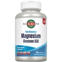 Kapsułki z glicynianem magnezu KAL, Bisglicynian magnezu w pełni chelatowany, Suplement magnezu o wysokiej absorpcji, Zdrowe kości, Mięśnie, Relaksacja i Wsparcie Stresowe, Liczba nie-GMO 160