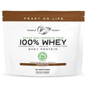 Muscle Feast 100% Grass Fed Protein Serwatka w proszku, Wszystkie naturalne hormon wolne paure białka serwatki podrasowany proszek dla kobiet & Men- Koncentrat serwatki, izolacja i hydrolizowany proszek z białka - Czekolada, 2lb