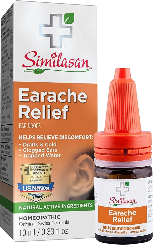 Arabasan Erache Relief Ear Drops 10 ml (2 opakowania)