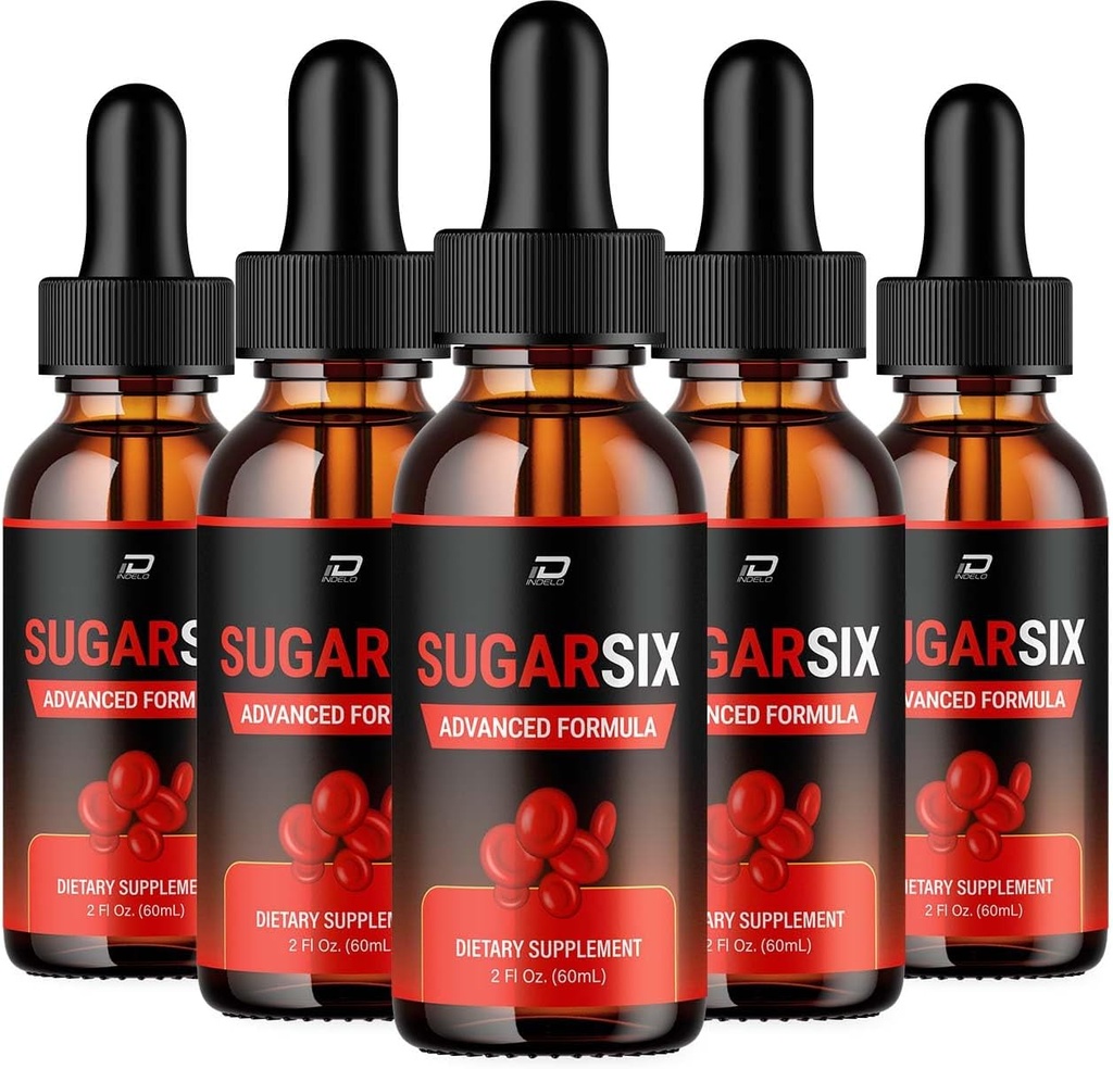 Sugar Six Drops Healthy Formula - Suplement diety Drops - Dodatkowa siła SugarSix płynnych kropli, Sugar Six Drops Recenzje (5 Pack - 5 Month Supply)