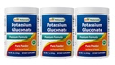 Najlepszy naturalny Glukonian potasu 1lb Proszek (1 LB (Opakowanie po 3))