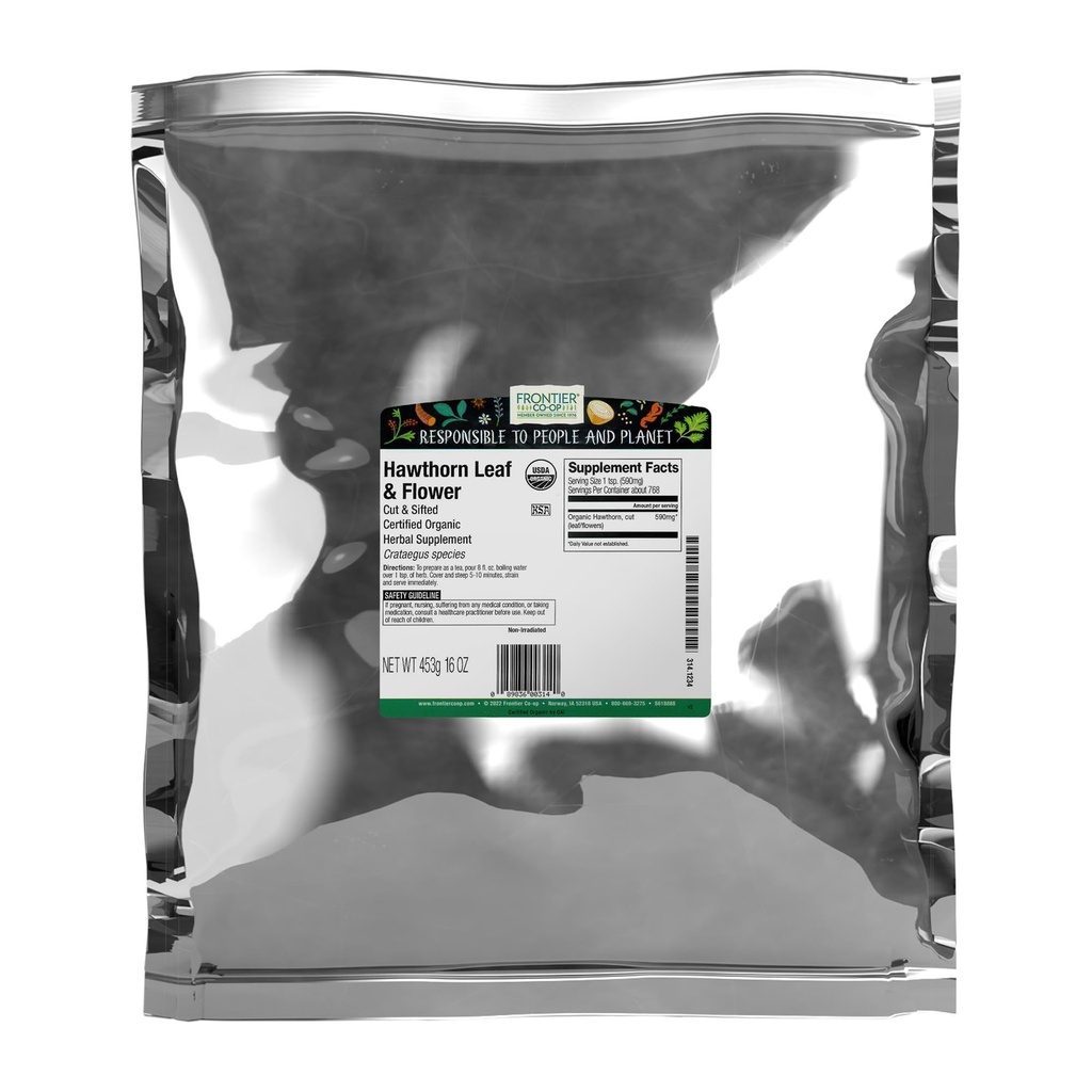 Frontier Co- op Organic Cut & Sifted Hawthorn Herb 1lb