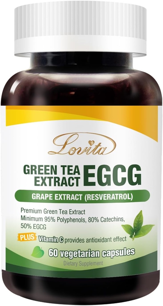 Ekstrakt Lovita Green Tea 1000mg (120 Count)