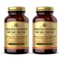 Solgar Choline/Inositol 500 mg/500 mg, 100 Vegetable Capsules (Pack of 2) - Energy Metabolism, Liver Health, Essential for Brain & Nerve Function - Non-GMO, Vegan, Kosher - 100 Total Servings