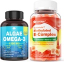 Witamina B Kompleks wypełnionych gumek i plant- Algae Omega 3 1200mg Suplement