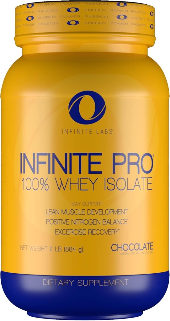 Infinite PRO 100% WHEY Isolate 2LB XI124; Optymalne wchłanianie białka w proszku Wspiera budowę mięśni 124; Czekoladowy Flavor XI124; Suplement do wolnego treningu gluten