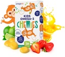 Omega 3 Gummies - Ultra- High DHA Żelowy Gummy - Omega 3 dla dzieci Wspiera Mózg i Oko Zdrowie - Cukier - Wolna Naturalny Flavor Owoców - Dzieci Omega 3 Gummies oleju rybnego (30 Count)