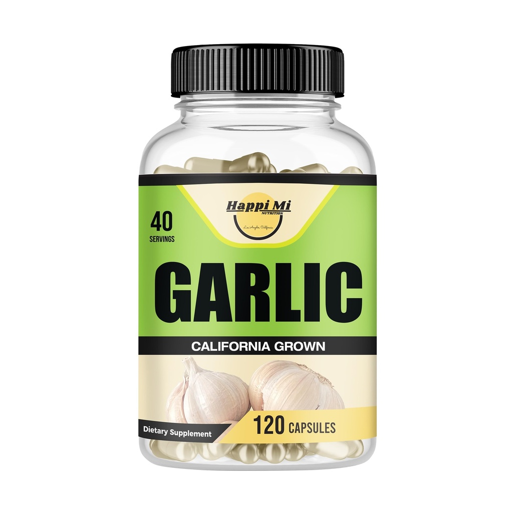 Czosnek kapsułki 2400mg - Made with Organic Czosnek Bulbs, Kalifornia US dorosły - Natural Immune Supplement Supplement 40 Day Supply