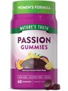 Nature 's Truth Passion Gummies Yellow 124; Horny Goat Weed with Maca for Women Yellow 124; 60 Count Yellow 124; Passion Punch Flavor Yellow 124; Vegan, Non-GMO & Gluten Free