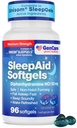 GenCare Maksymalna moc Nighttime Sen Suplement pomocy dla dorosłych głębokich pigułek sennych z HCl difenhydraminy 50mg upaść Asleep Faster - Silne Non-Habit Forming PM Sleeping Relief [96 Softgels]
