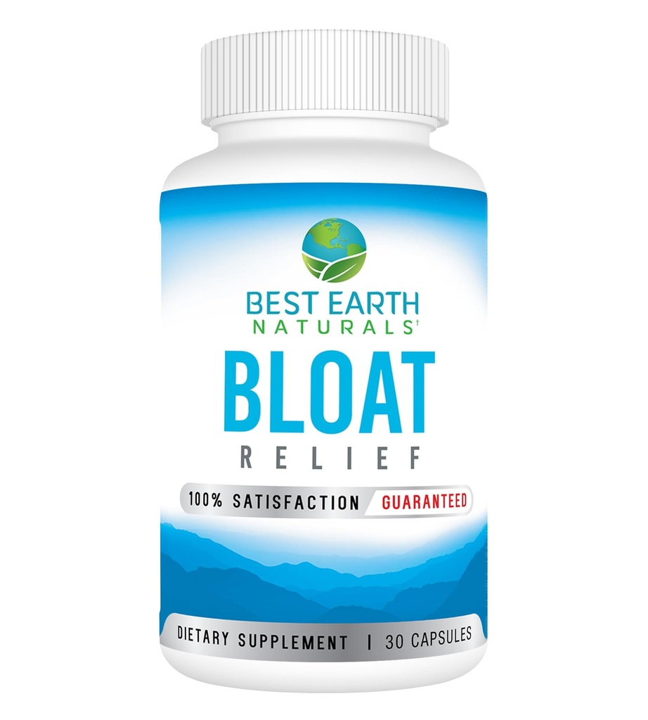 Relief Bloat - Suplement wody z Dandelion, Zielona herbata, Żurawina, Jabłko cydr Ocet & Więcej 30 liczyć