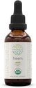 HerbEra Neem B60 Wyciąg ziołowy wolny od alkoholu Tincture, skoncentrowane krople płynne Naturalne USDA Organic (Azadirachta Indica) Suszony Liść (2 fl oz)