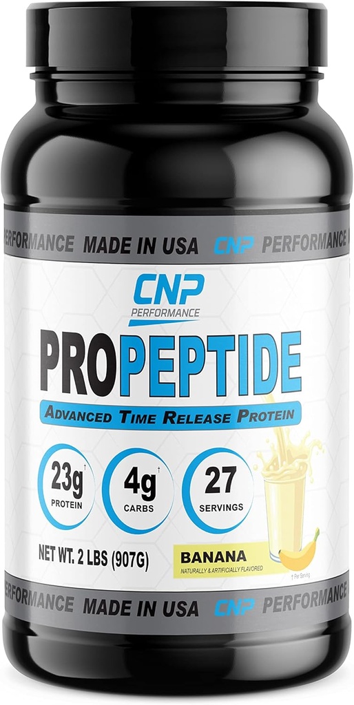 CNP ProPeptide, profesjonalny proszek białkowy klasy, zaawansowany suplement diety (Banan, 2 funt)