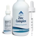 Anderson Jonic Cynk Complex, Płynne krople do wsparcia immunologicznego, 15 mg Siarczan cynku na serwowanie, Zbalansowany dodatek diety mineralnej dla kobiet, mężczyzn, 60 Słupki, Butelka 2oz
