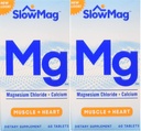 Slow- Mag Slow- Mag Chlorek magnezu z wapniem, Opakowanie może Wary, 60 Hrabia (Opakowanie po 2)