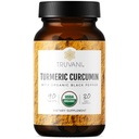 Truvani Organic Turmeric Curcumin Tablets 1,350 mg Each - Naturalne wspólne wsparcie z Black Pepper dla wchłaniania - 90 tabletek