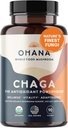 Aloha Medicinals Chaga, suplement grzybów przeciwutleniających, pomaga równoważyć systemy metaboliczne i immunologiczne, Opakowanie po 1, 90 Kapsułki każdy