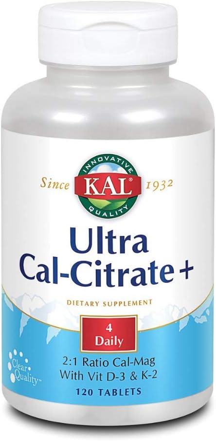 Kal Ultra Wapnia Citrate Plus Tablets, 120 Count