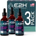 E2H Acid Acid Supplement - Tart Cherry and Devil 's Claw - Supports Moric Acid Health and Nine Function Non-GMO - Vegan - (3 butelki)