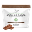 Mięśnie Fed Grass Micellar Kazeina Proszek Kazeina, Pasture Raised & Hormon Free, Wolne trawienie Kazeina Protein - Wsparcie Over Night Odzyskiwanie Mięśnie, Proszek Gluten wolny Białko - Czekolada, 4lb
