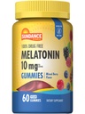 Sundance Melatonin 10mg Gumiaki dla dorosłych 124; 60 Hrabia 124; Mieszany Flavor Berry 124; Wegan, Non-GMO i gluten suplement wolny