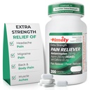 LABS TYME- CAP, INC. Ulga - Acetaminofen z aspiryną i kofeiną (200 kapsułek) - Ból głowy, Migrena & Back i ból ciała & Aches - Dodatkowa siła - Made in USA