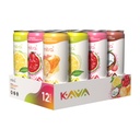 MITRA- 9 Napoje botaniczne - Kava Drink Flavor Variety Pack With Kava Root Extract - Mood Enhancer - Plant Based - Promotes Natural Calm & Clarity (12 Fl. Oz) (12)