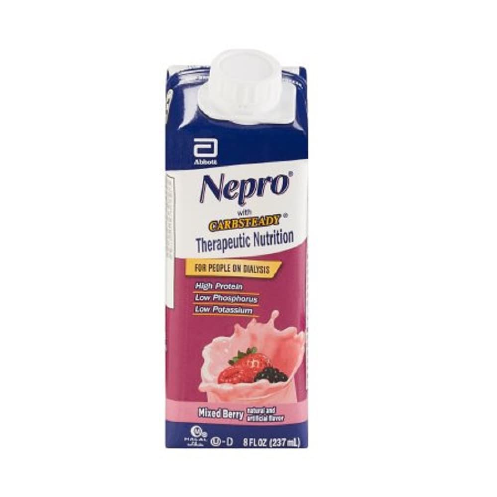Nepro z Carb Steady Kompletne Żywienie, Mieszane Berry, Skrzynia 24 Kontenery