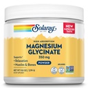 SOLARAY Magnezu Glicynian Proszek 350 mg - Proszek magnezowy nienasycony - Magnez Suplement do kości, mięśni i wsparcia relaksacyjnego - Wegan, Non-GMO, 60- Day Guarantee - 50 Służenie, 6 OZ