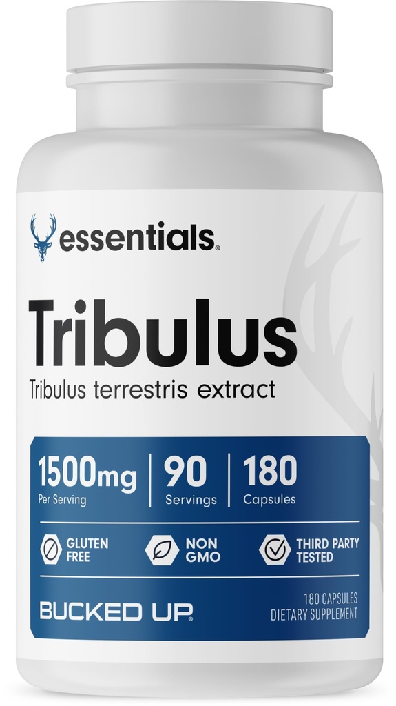 Bucked Up Tribulus 1500mg Per Serving, Essentials (90 Służenia, 180 Kapsułki)
