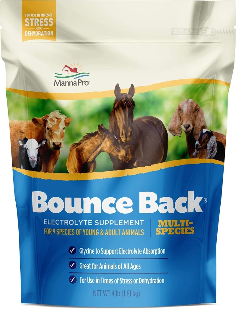Manna Pro Bounce Back, 4 Ib