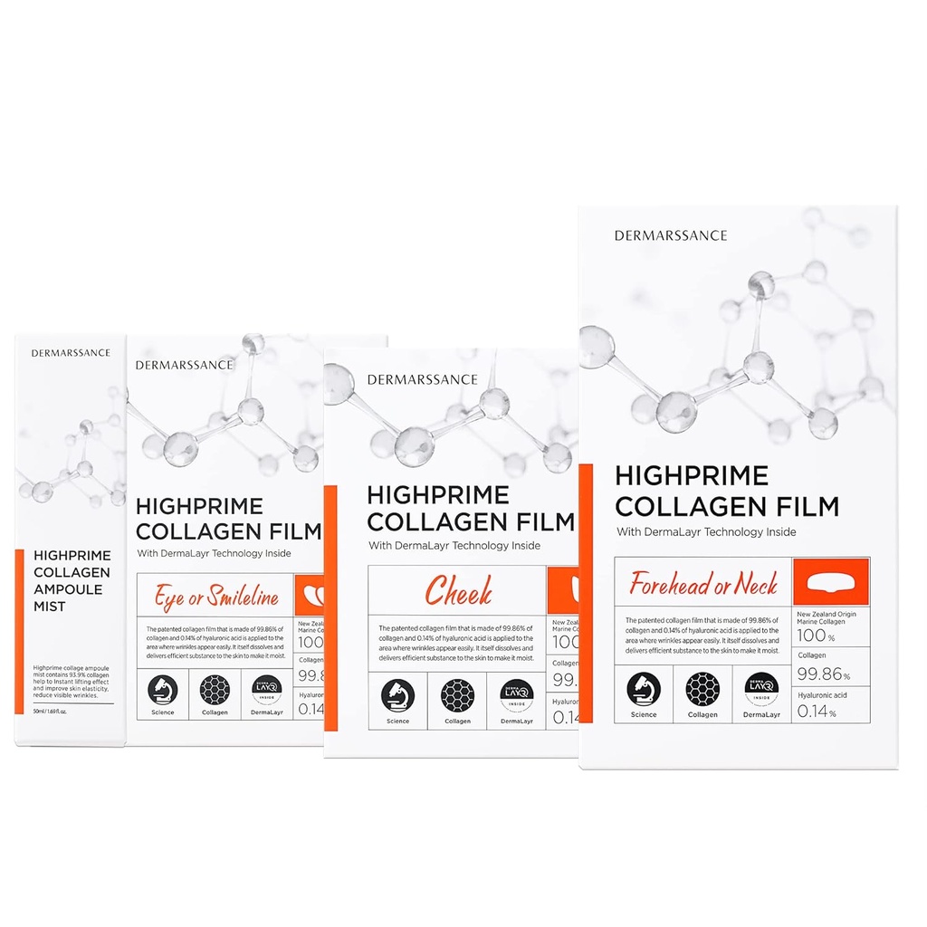 Highprime Collagen Film & Mist Kit - pełny zestaw 5 sesji