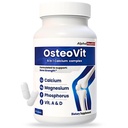 OsteoVit 5- in-1 Wapń 120 tab Multiwitamina: Wapń, Magnez, Fosforus, Witamina D3 & A - Wytrzymałość i Elastyczność kości *, Nie-GMO Gluten Bezpłatne 124; Suplement wapnia dla kobiet i mężczyzn z Witaminą D