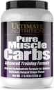Ultimate Nutrition Pure Muscle Carbs - Kompleks węglowodanowego proszku dla trwałej energii - No Fat, No Cholesterol -Calorie dla mięśni i sportowców, Grape, 2.75 Funds