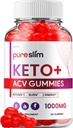 Pure Slim Keto ACCV Gummies - Advanced Formula PureSlim Keto Plus ACCV Gummies Jabłkowe cydr Pure Slim ACCV Gummies Suplementy diety Recenzje mężczyzn (60 Gummies)