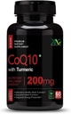 Generic Viva High Absorption CoQ10 z Turmeric - Antyoksydant Nutritional Supplements, Heart Health & Healthy Brain Function - Ubichinol for Mitochondrial Health - 200mg 60 kapsułki