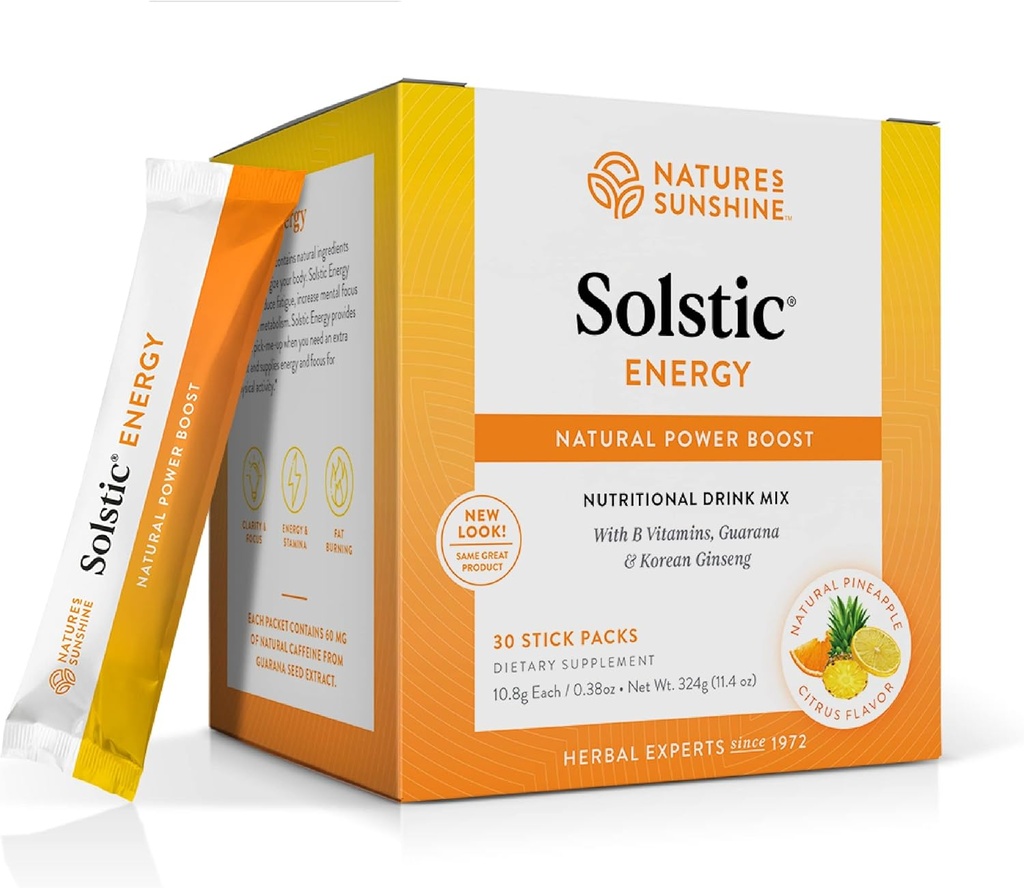 Nature 's Sunshine Solstic Energy, 0.14 Każda uncja, 30 sztuk (opakowanie po 1)