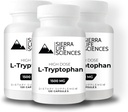 1500mg duża dawka L-Tryptofan Max w kapsułkach Easy- to- Połknięcie 124; bez glutenu, nie- GMO 124; 40 Służenie (3 - Pack)