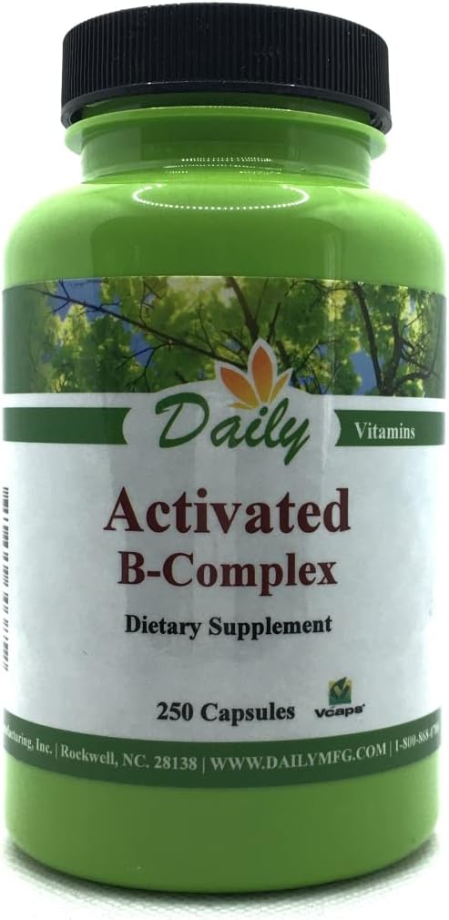 Daily Manufacturing Activated B- Complex (Activated Forms of Multi B Vitamin) 250