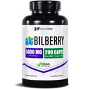 Suplement Biberry dla oczu 124; 5000mg Extract 124; Vision & Eye Health Support 124; Antyoksydant Support 124; 200 Vegan Capsules 124; Extra Siła 124; Non-GMO, Gluten- Free Support 124; Made in USA