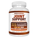 Arzo Nutrition Glukozamina Chondroitin Turmeric Msm Boswella - Suplement Joint Support for Relief 180 Tablets for Bones, Back, Knees, Hands (180 Tablets)